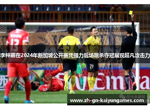 李梓嘉在2024年新加坡公开赛凭强力后场跳杀夺冠展现超凡攻击力 李梓嘉在2024年新加坡公开赛凭强力后场跳杀夺冠展现超凡攻击力